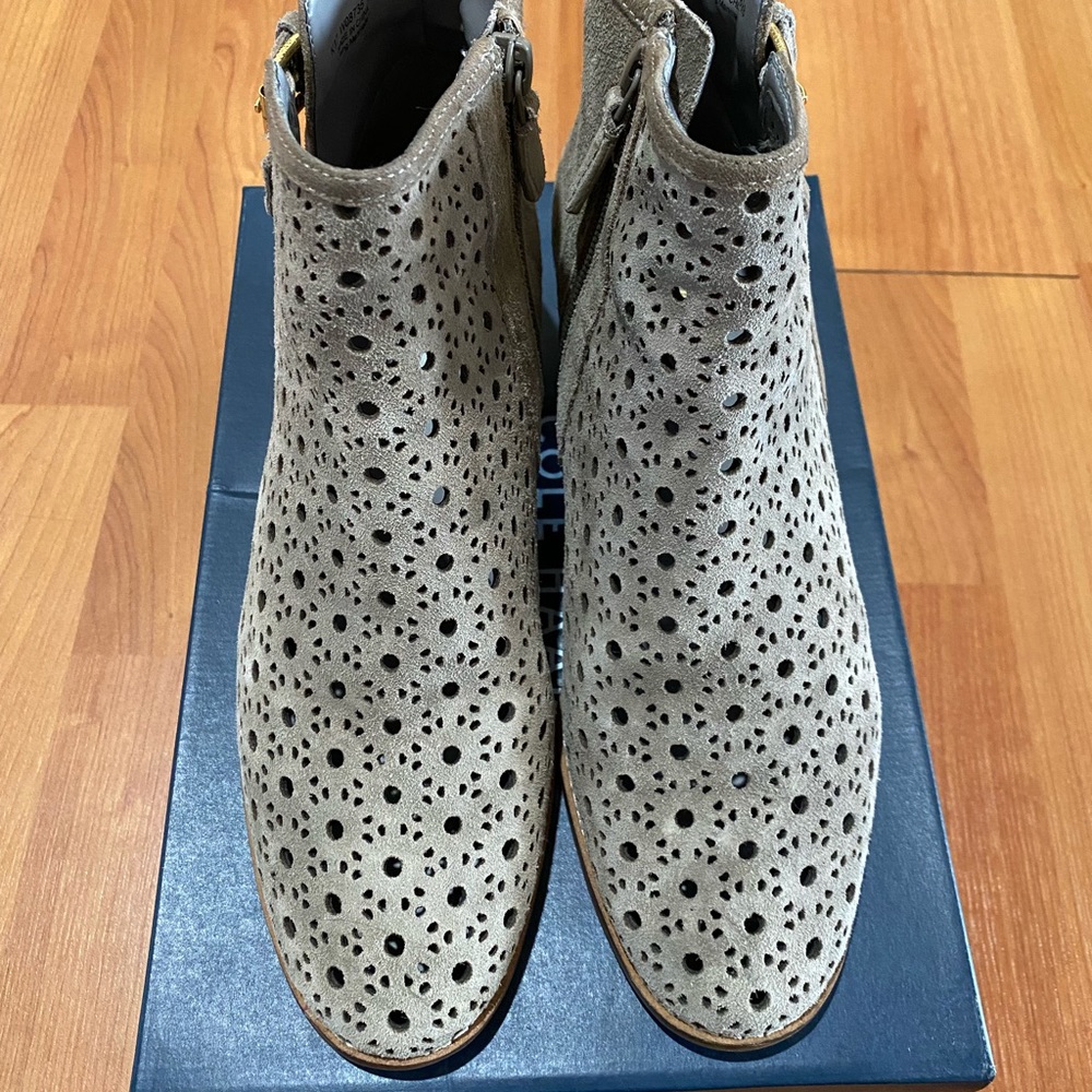 Cole Haan Willette perforated booties